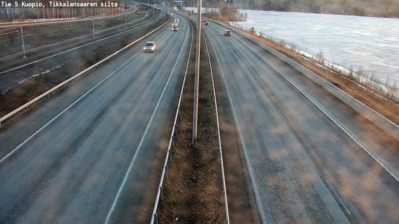 Kelikamerat Kuva Tie 5 Kuopio, Tikkalansaari, Kuopio, Pohjois-Savo