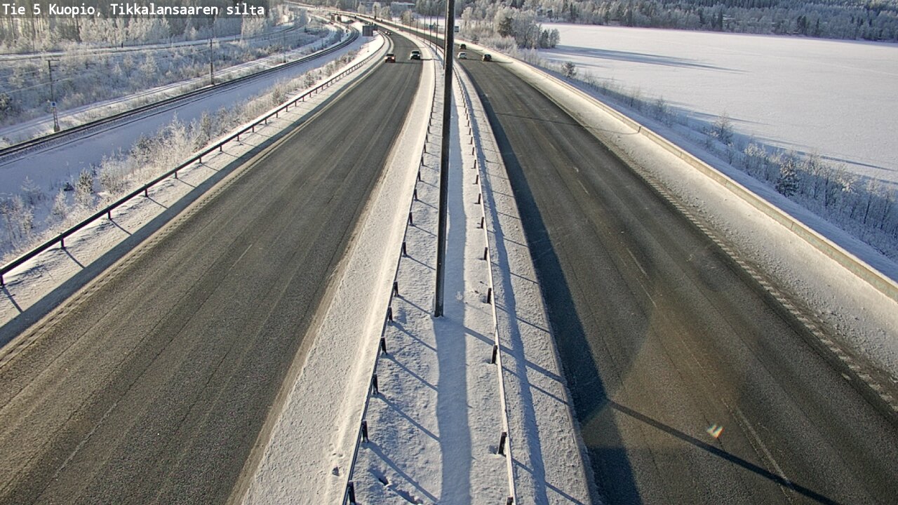 Weather Camera Image Väg 5 Kuopio, Tikkalansaari, Kuopio, Pohjois-Savo