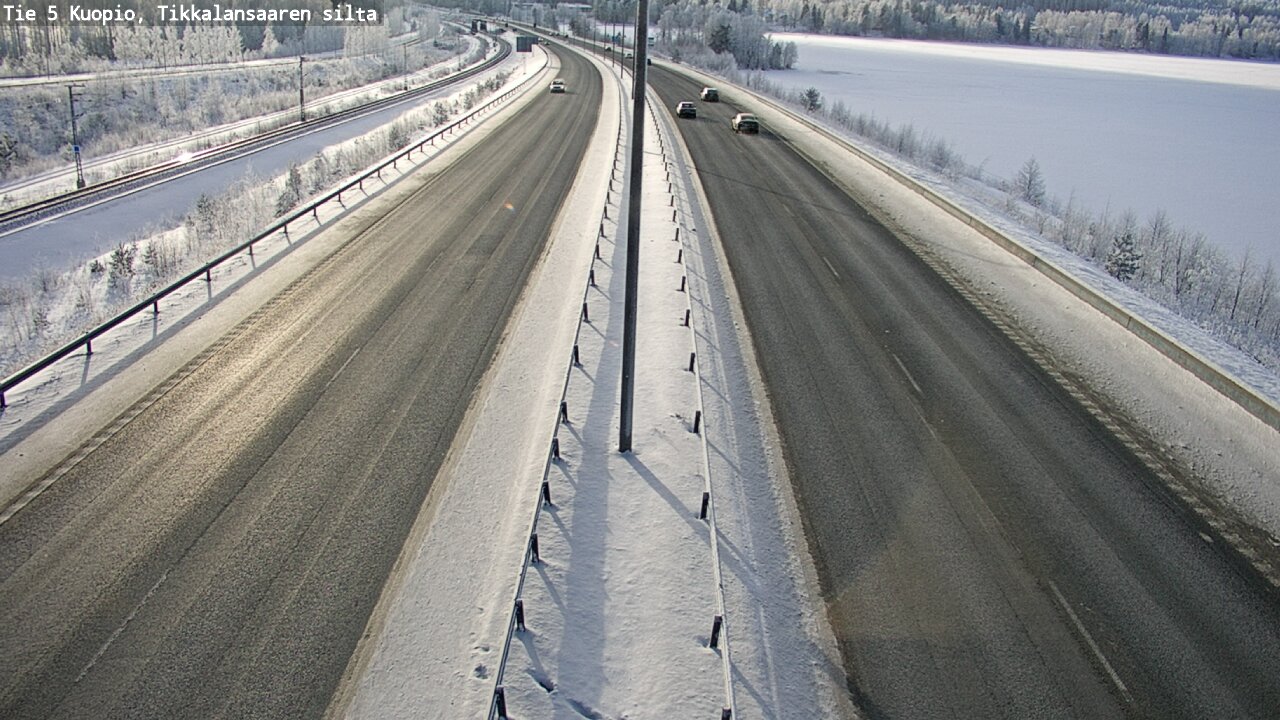 Weather Camera Image Väg 5 Kuopio, Tikkalansaari, Kuopio, Pohjois-Savo