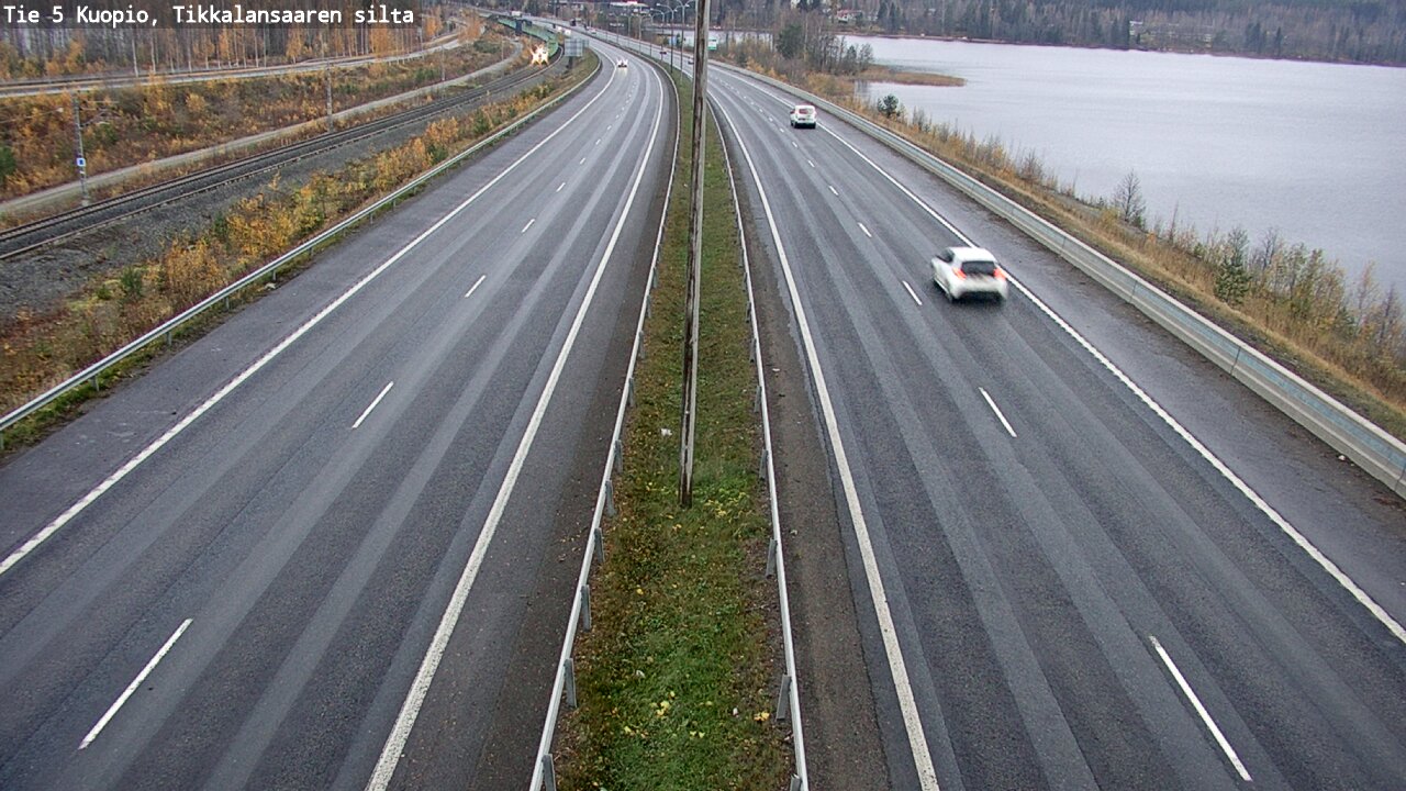 Weather Camera Image Väg 5 Kuopio, Tikkalansaari, Kuopio, Pohjois-Savo