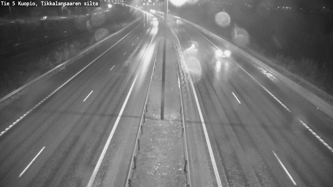 Weather Camera Image Väg 5 Kuopio, Tikkalansaari, Kuopio, Pohjois-Savo