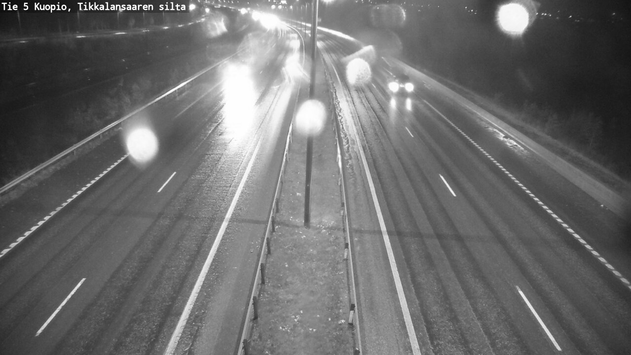 Weather Camera Image Väg 5 Kuopio, Tikkalansaari, Kuopio, Pohjois-Savo