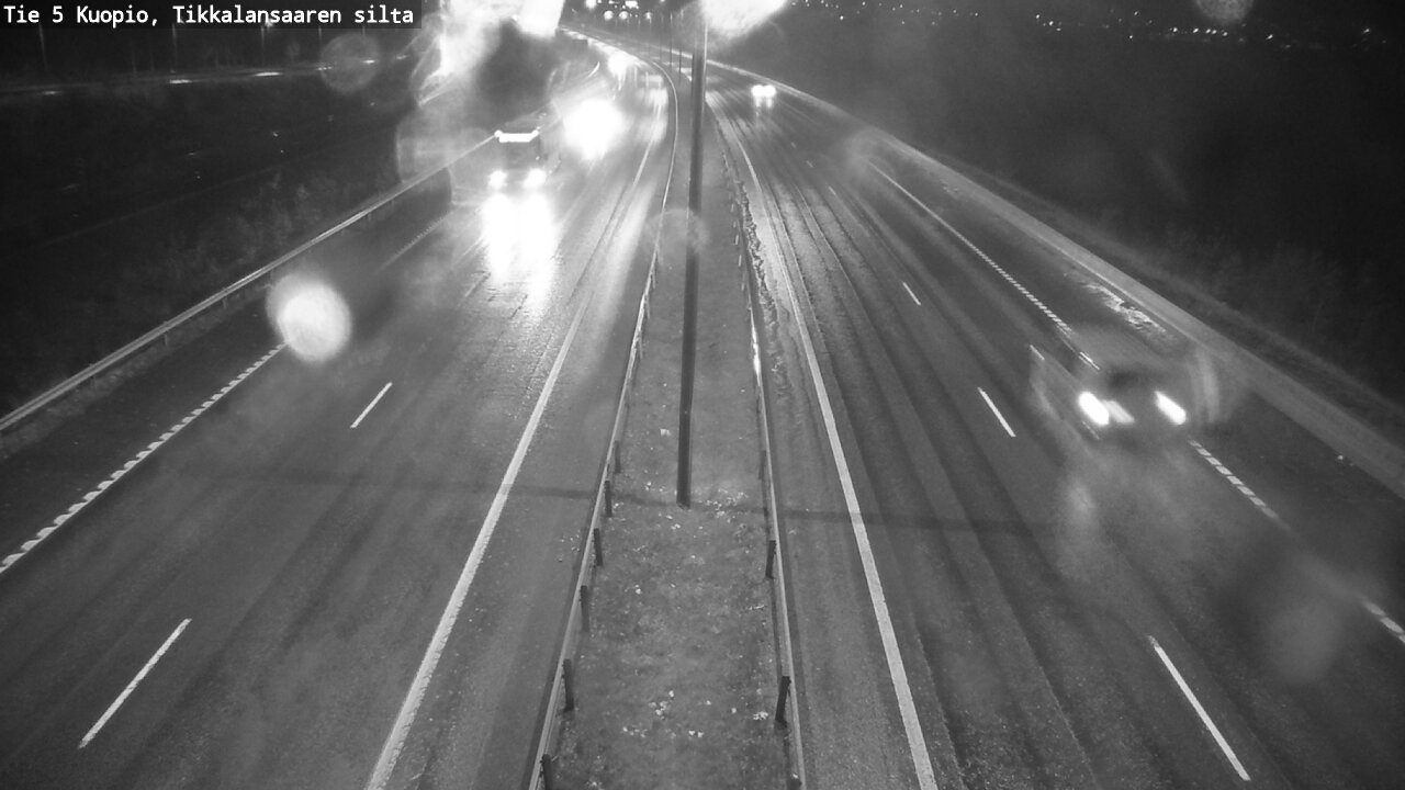 Weather Camera Image Väg 5 Kuopio, Tikkalansaari, Kuopio, Pohjois-Savo