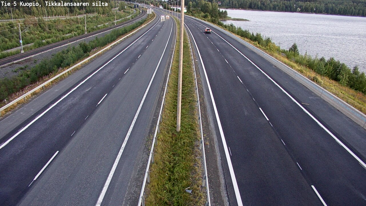 Kelikamerat Kuva Tie 5 Kuopio, Tikkalansaari, Kuopio, Pohjois-Savo