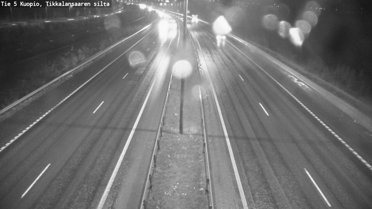Weather Camera Image Väg 5 Kuopio, Tikkalansaari, Kuopio, Pohjois-Savo