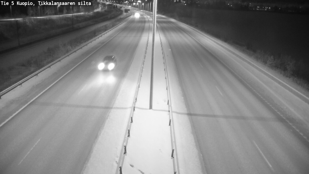 Weather Camera Image Väg 5 Kuopio, Tikkalansaari, Kuopio, Pohjois-Savo