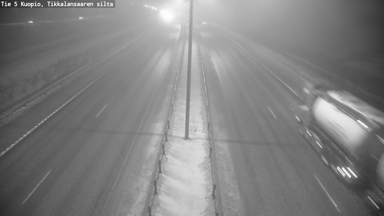 Weather Camera Image Road 5 Kuopio, Tikkalansaari, Kuopio, Pohjois-Savo