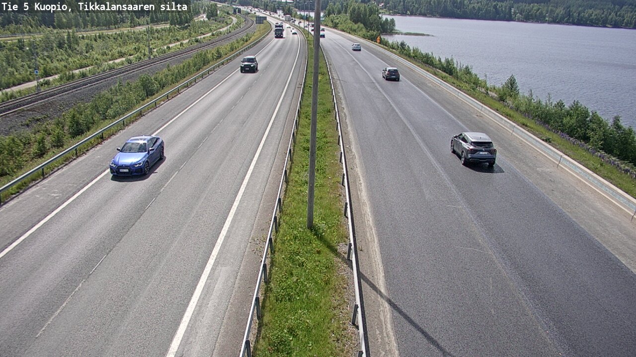 Kelikamerat Kuva Tie 5 Kuopio, Tikkalansaari, Kuopio, Pohjois-Savo
