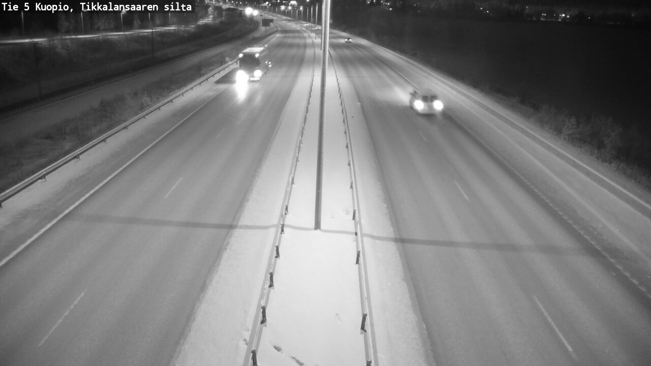 Weather Camera Image Väg 5 Kuopio, Tikkalansaari, Kuopio, Pohjois-Savo