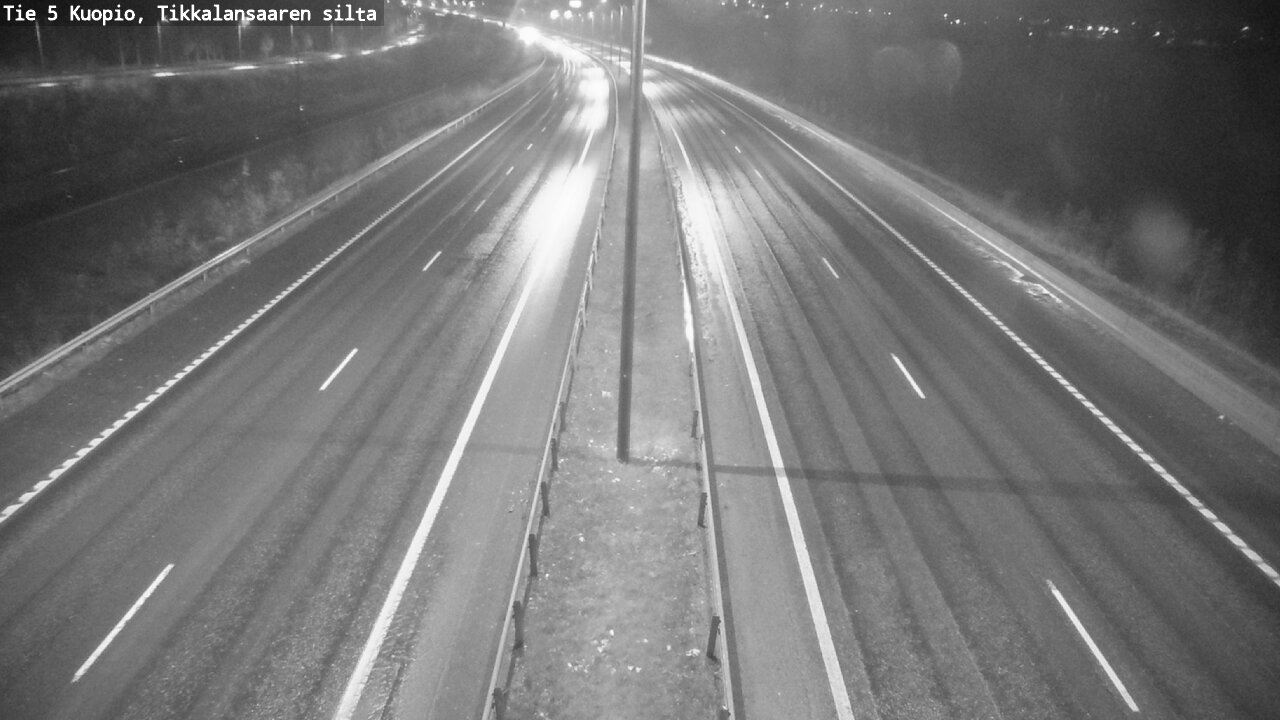 Weather Camera Image Road 5 Kuopio, Tikkalansaari, Kuopio, Pohjois-Savo
