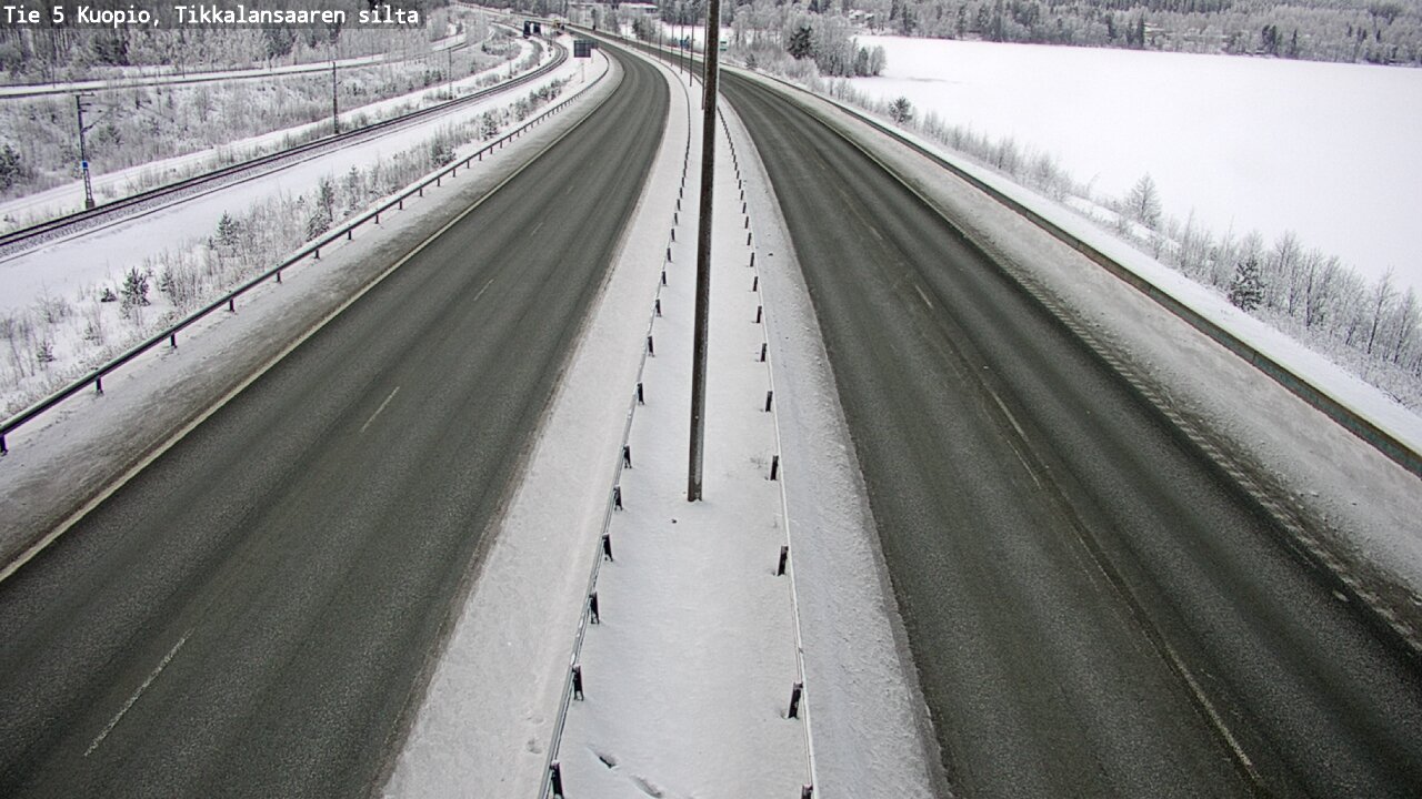 Weather Camera Image Väg 5 Kuopio, Tikkalansaari, Kuopio, Pohjois-Savo