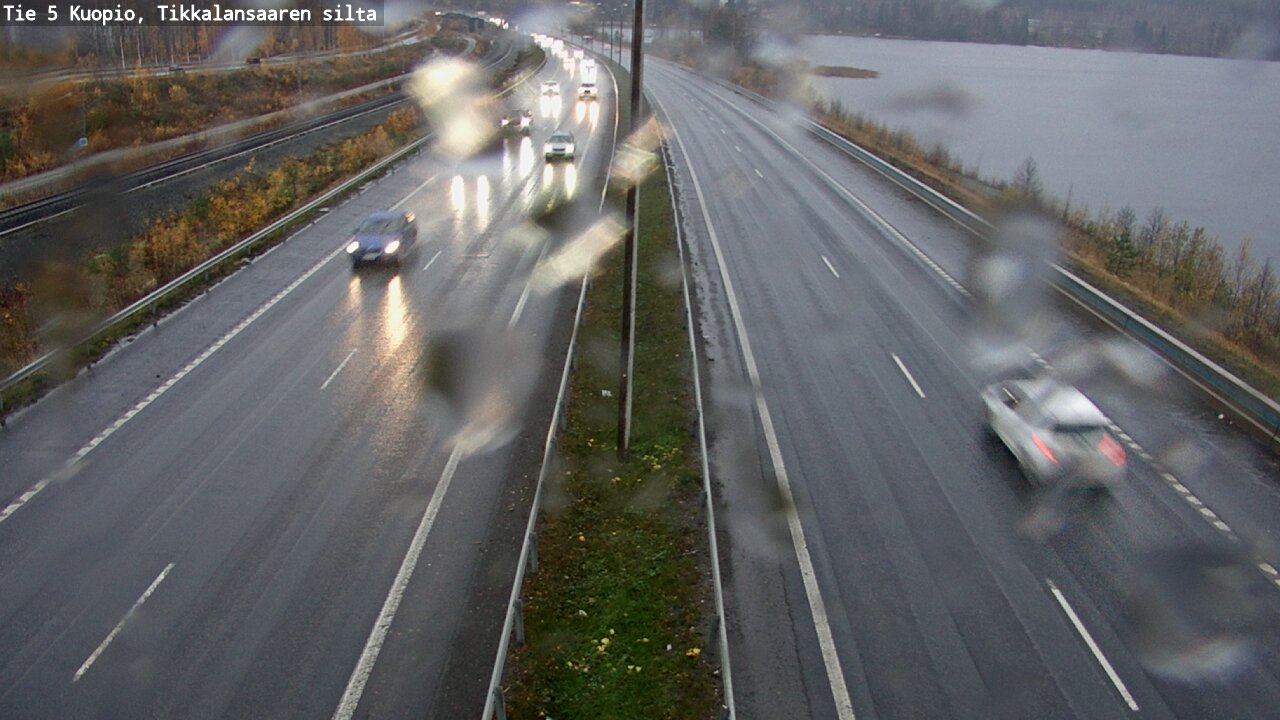 Weather Camera Image Väg 5 Kuopio, Tikkalansaari, Kuopio, Pohjois-Savo