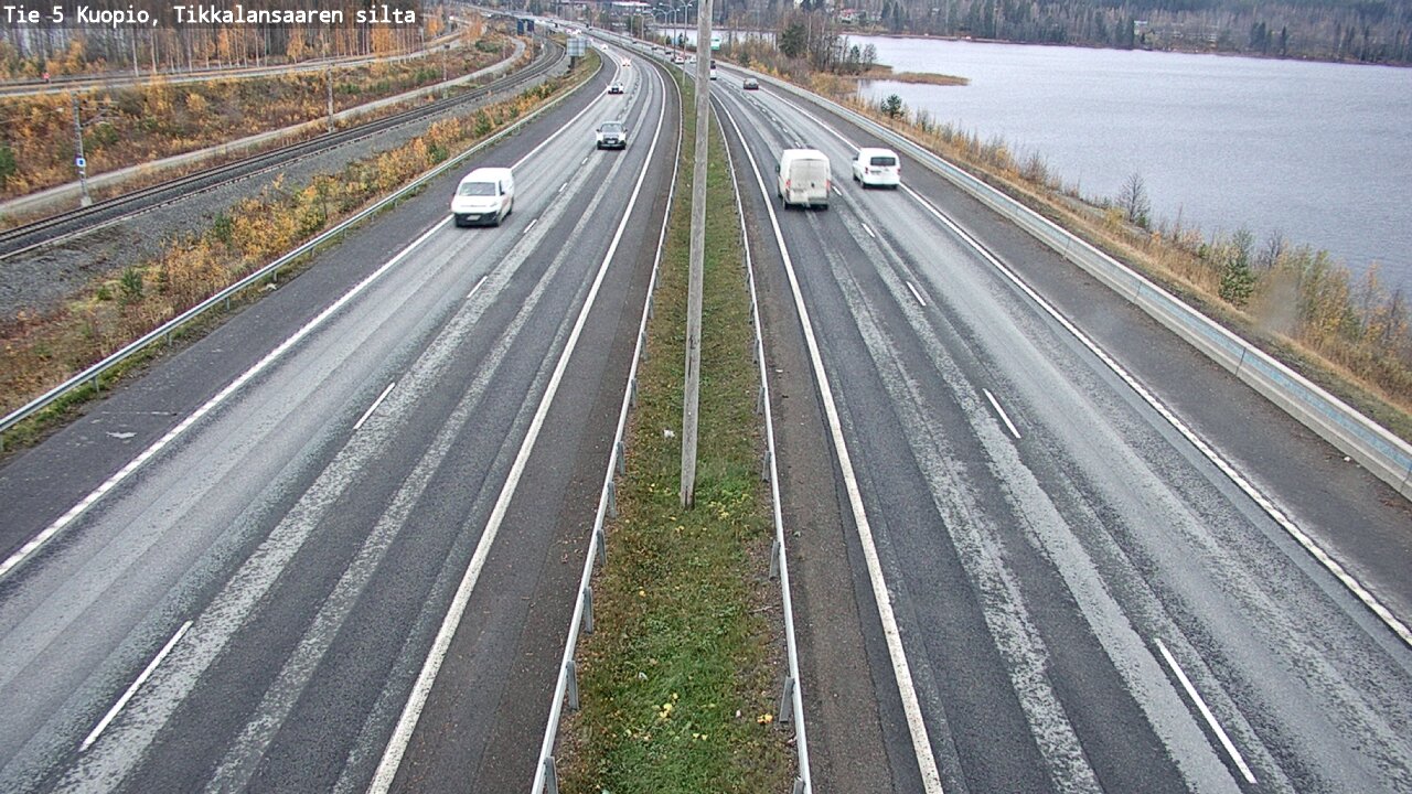 Weather Camera Image Väg 5 Kuopio, Tikkalansaari, Kuopio, Pohjois-Savo