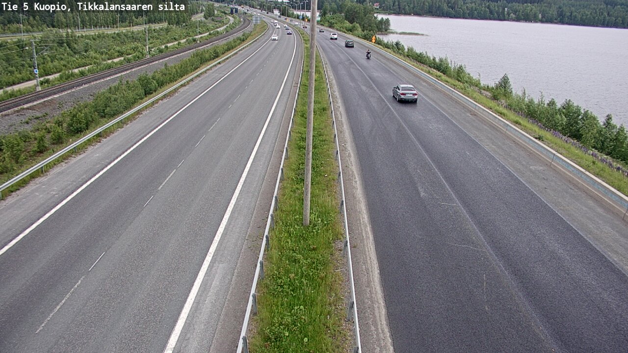 Kelikamerat Kuva Tie 5 Kuopio, Tikkalansaari, Kuopio, Pohjois-Savo