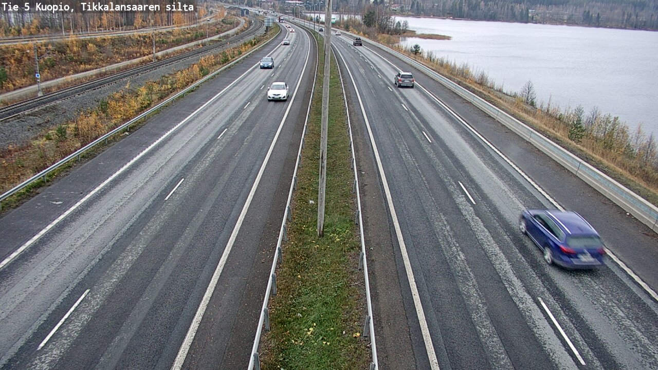 Weather Camera Image Väg 5 Kuopio, Tikkalansaari, Kuopio, Pohjois-Savo