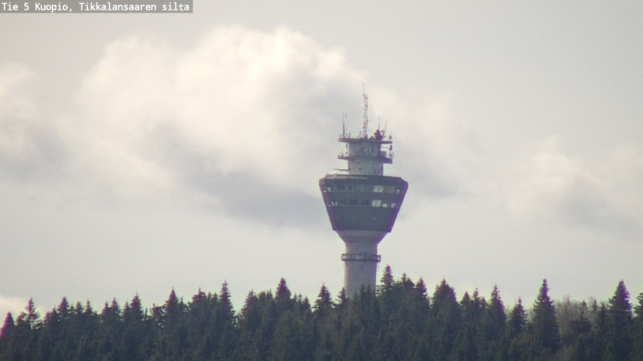 Weather Camera Image Väg 5 Kuopio, Tikkalansaari, Kuopio, Pohjois-Savo
