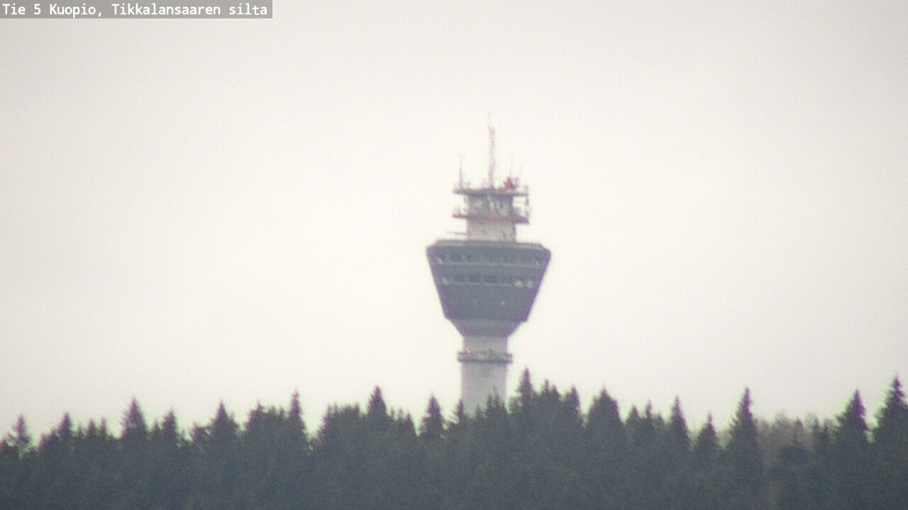 Weather Camera Image Väg 5 Kuopio, Tikkalansaari, Kuopio, Pohjois-Savo