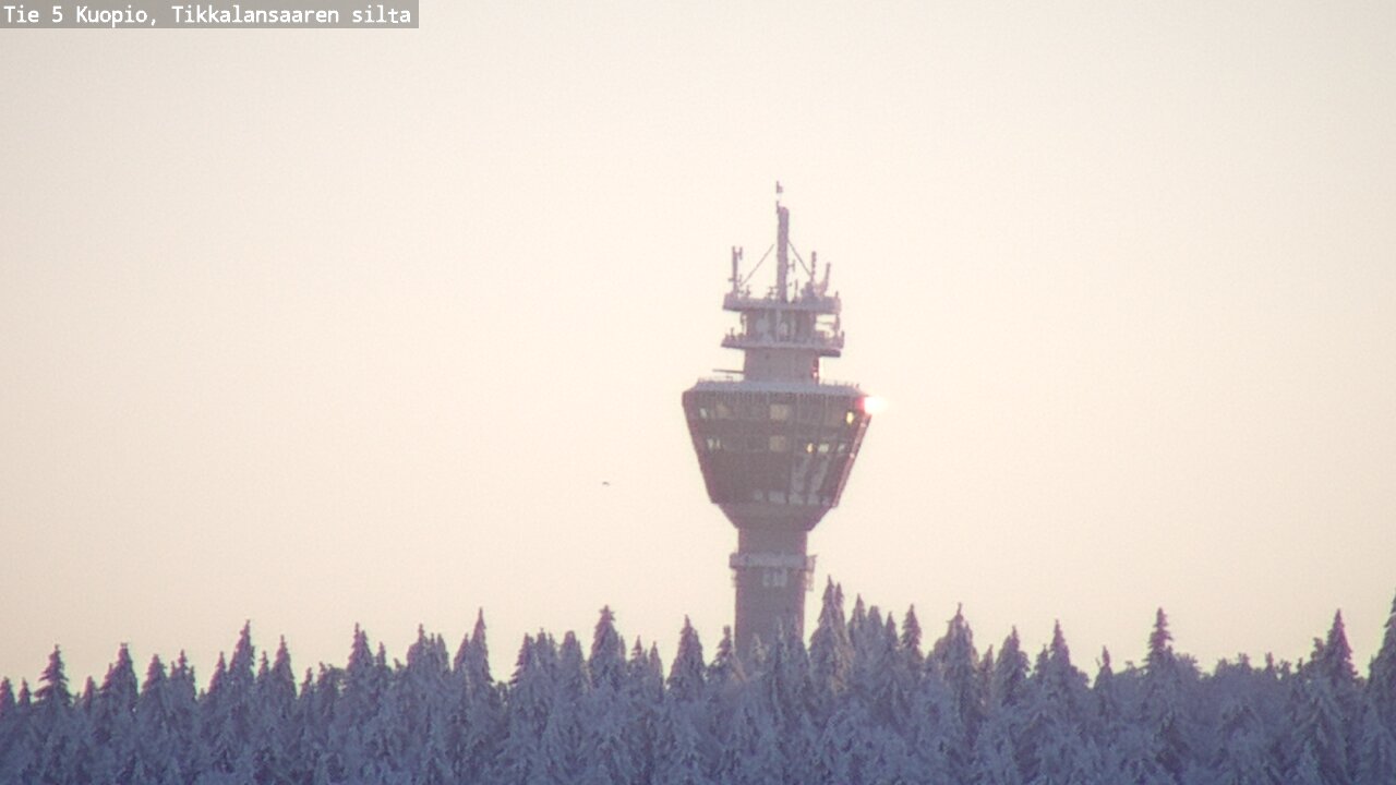 Weather Camera Image Väg 5 Kuopio, Tikkalansaari, Kuopio, Pohjois-Savo