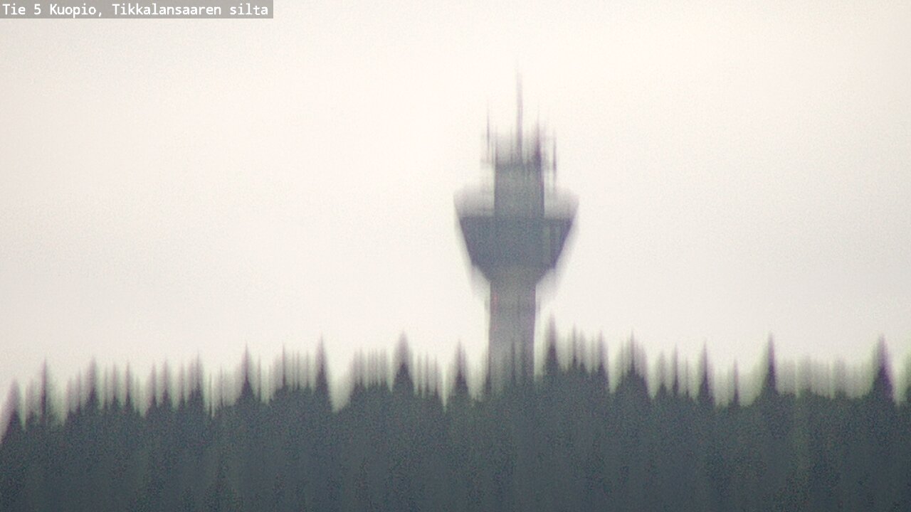 Weather Camera Image Road 5 Kuopio, Tikkalansaari, Kuopio, Pohjois-Savo