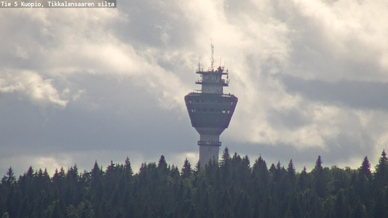 Weather Camera Image Väg 5 Kuopio, Tikkalansaari, Kuopio, Pohjois-Savo