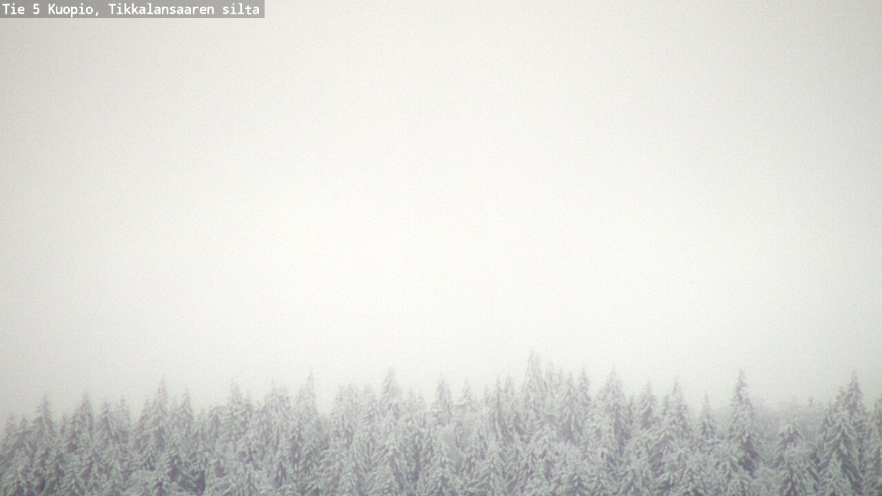 Weather Camera Image Väg 5 Kuopio, Tikkalansaari, Kuopio, Pohjois-Savo