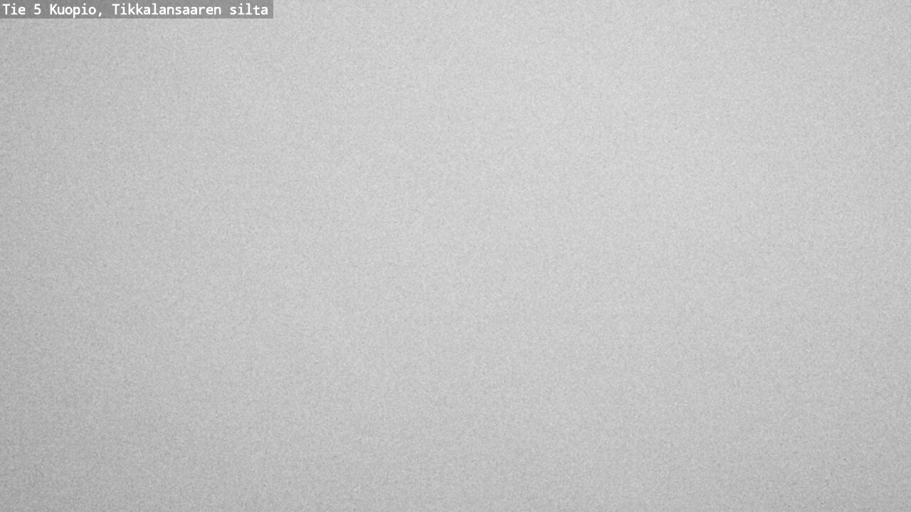 Weather Camera Image Road 5 Kuopio, Tikkalansaari, Kuopio, Pohjois-Savo