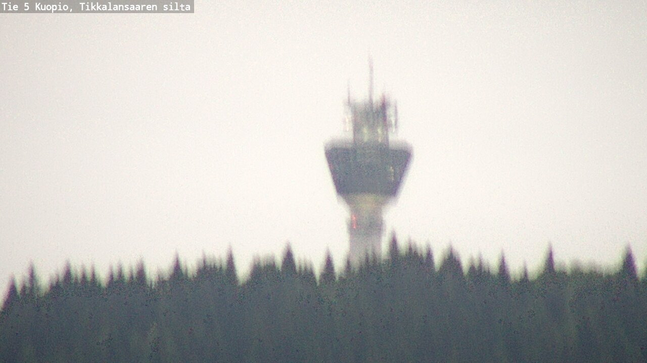 Weather Camera Image Road 5 Kuopio, Tikkalansaari, Kuopio, Pohjois-Savo