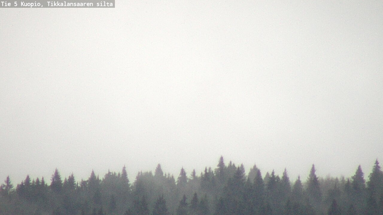 Weather Camera Image Väg 5 Kuopio, Tikkalansaari, Kuopio, Pohjois-Savo