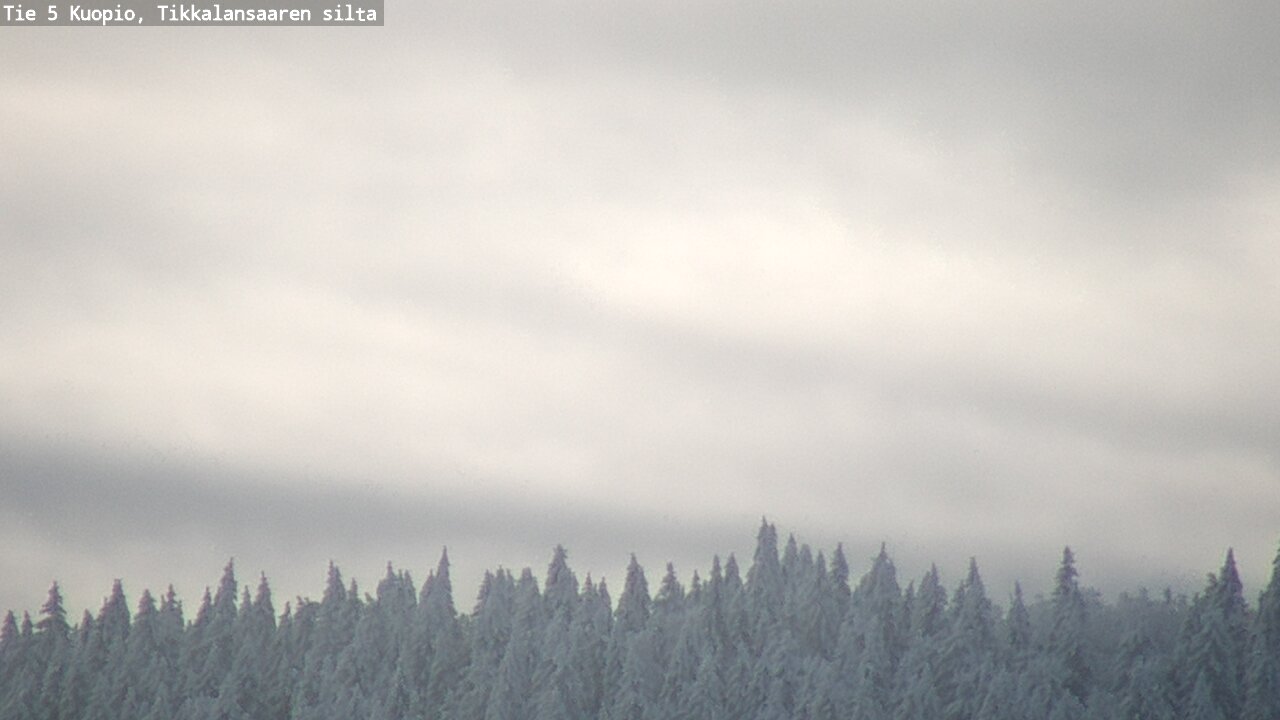 Weather Camera Image Väg 5 Kuopio, Tikkalansaari, Kuopio, Pohjois-Savo