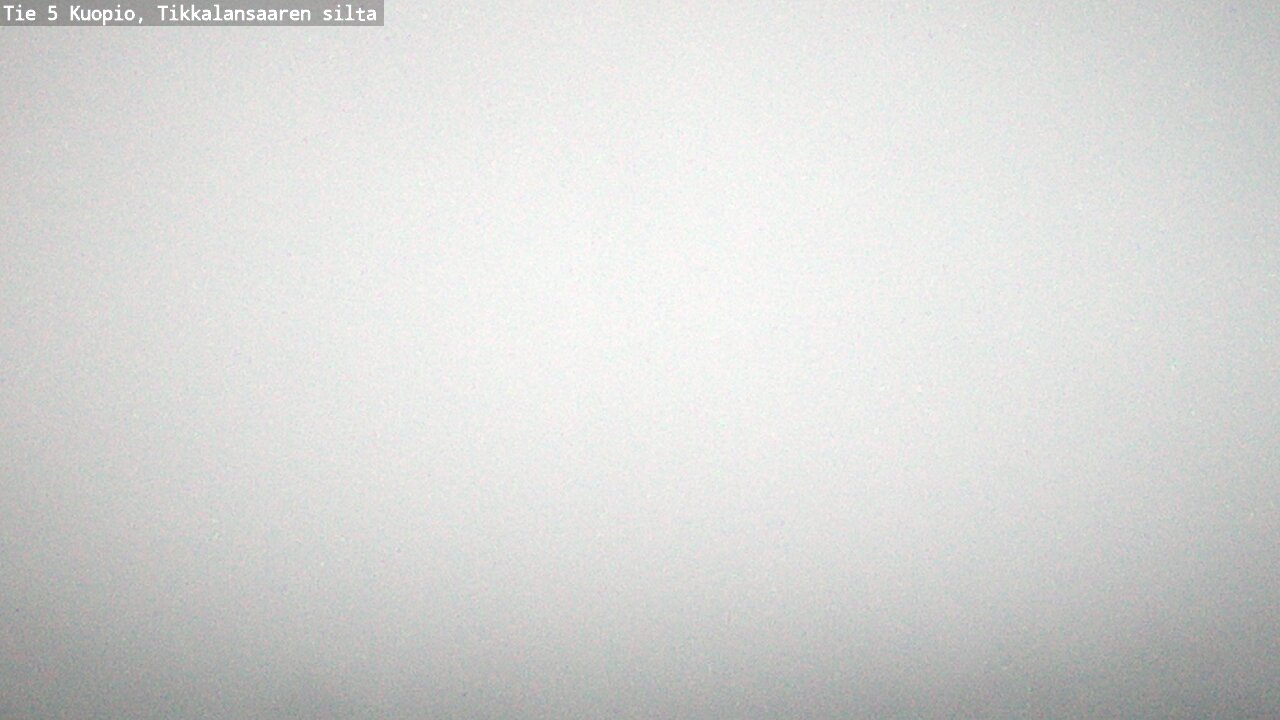 Weather Camera Image Road 5 Kuopio, Tikkalansaari, Kuopio, Pohjois-Savo