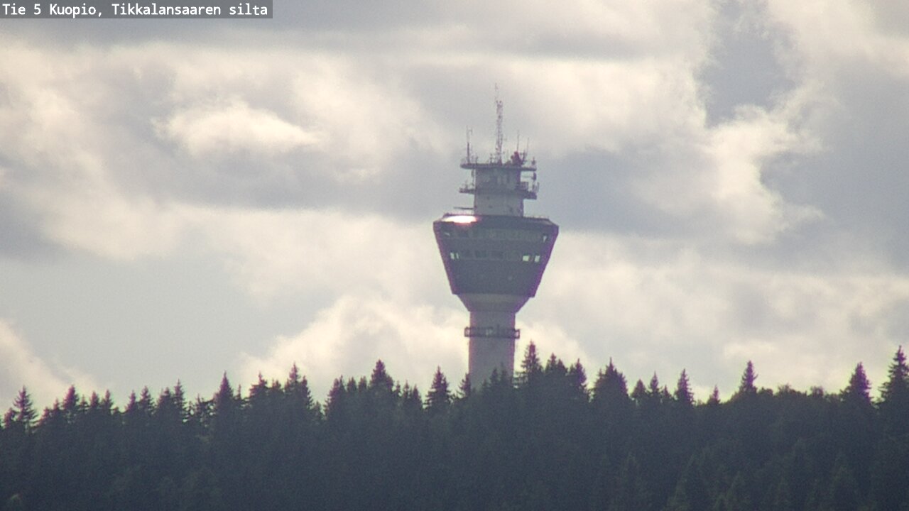 Weather Camera Image Väg 5 Kuopio, Tikkalansaari, Kuopio, Pohjois-Savo