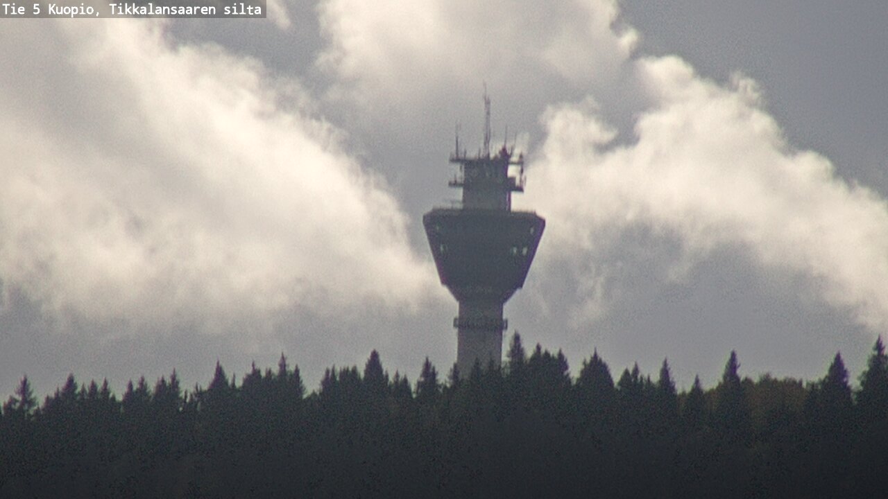 Weather Camera Image Väg 5 Kuopio, Tikkalansaari, Kuopio, Pohjois-Savo