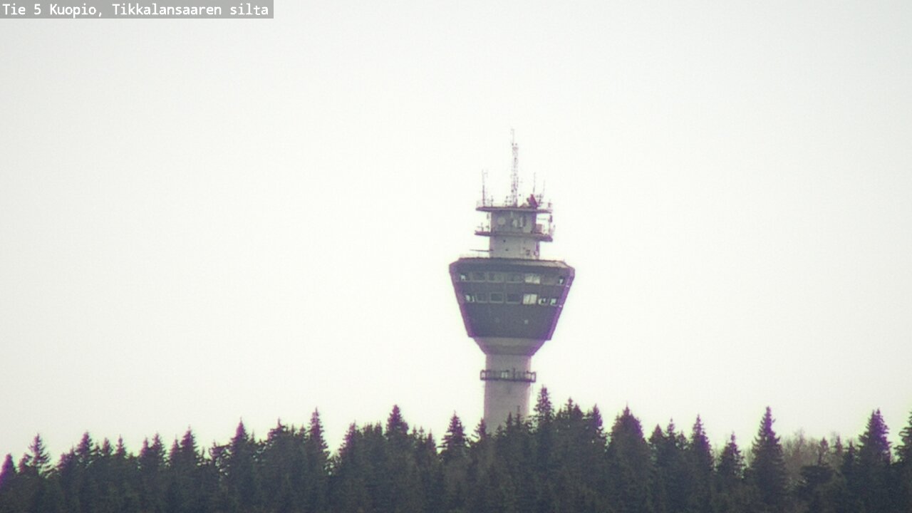 Weather Camera Image Väg 5 Kuopio, Tikkalansaari, Kuopio, Pohjois-Savo