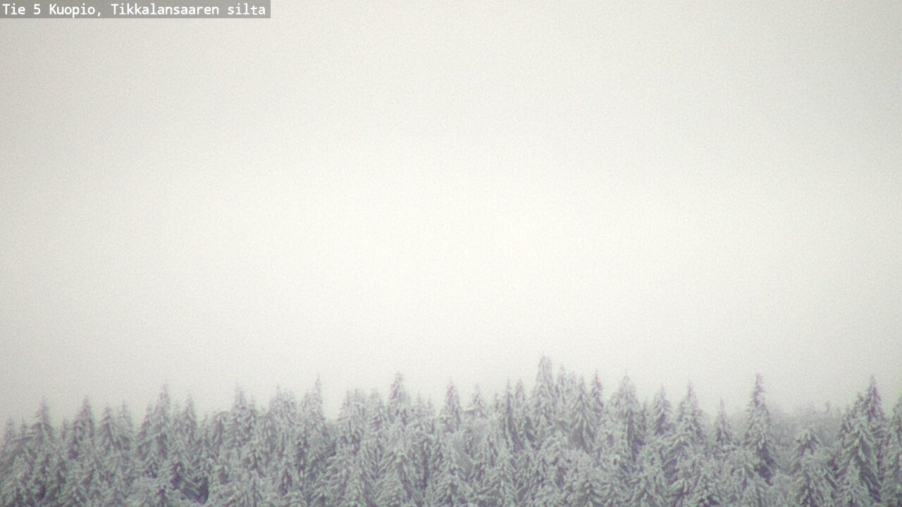 Weather Camera Image Väg 5 Kuopio, Tikkalansaari, Kuopio, Pohjois-Savo