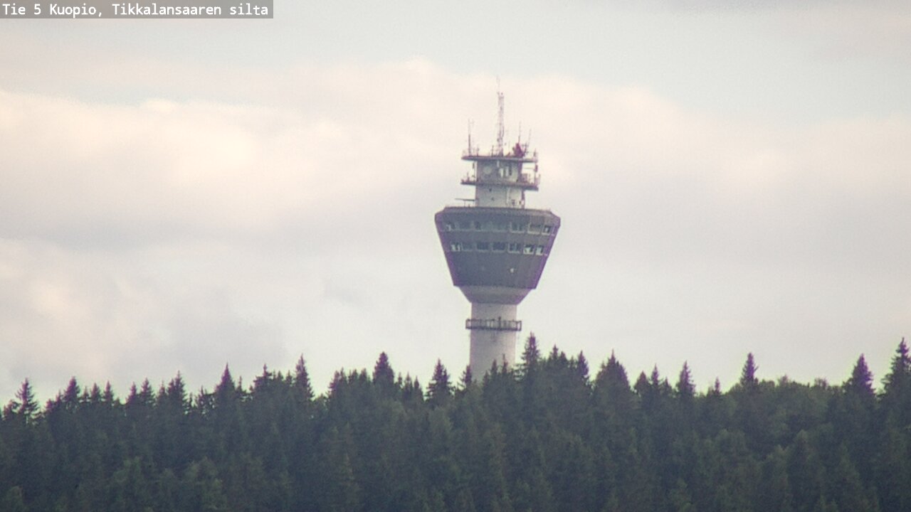 Weather Camera Image Väg 5 Kuopio, Tikkalansaari, Kuopio, Pohjois-Savo