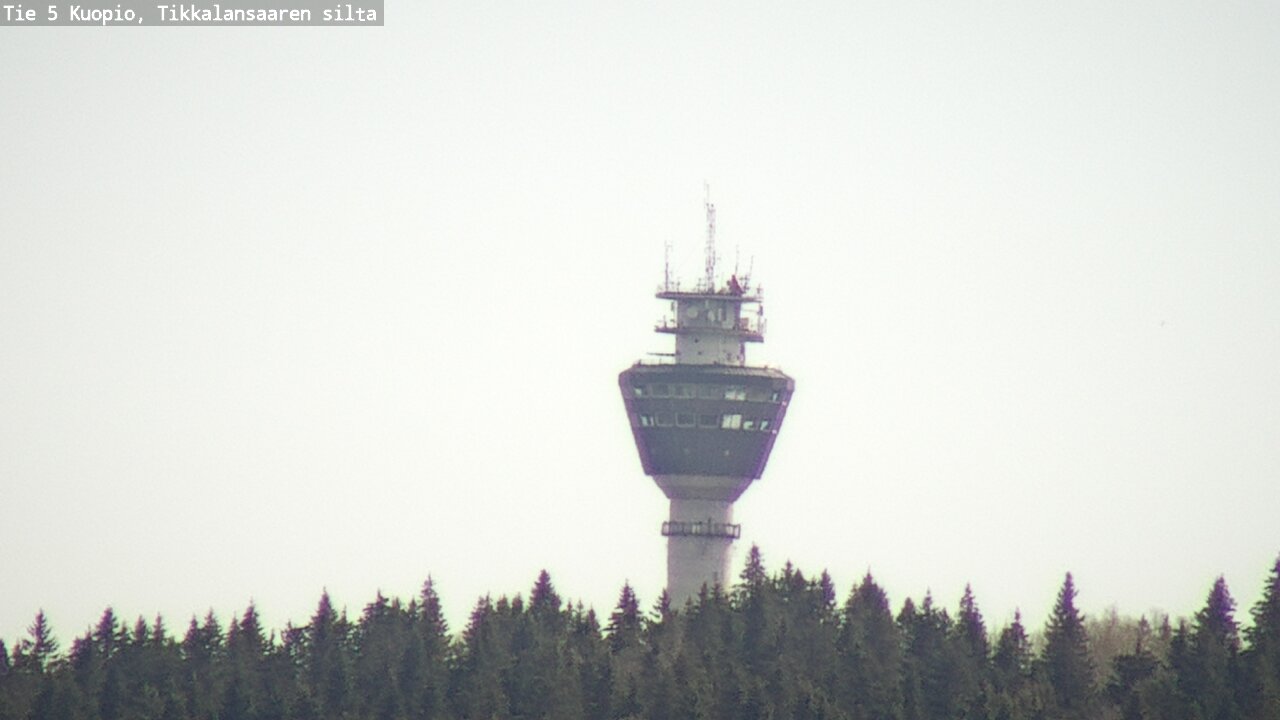 Weather Camera Image Väg 5 Kuopio, Tikkalansaari, Kuopio, Pohjois-Savo