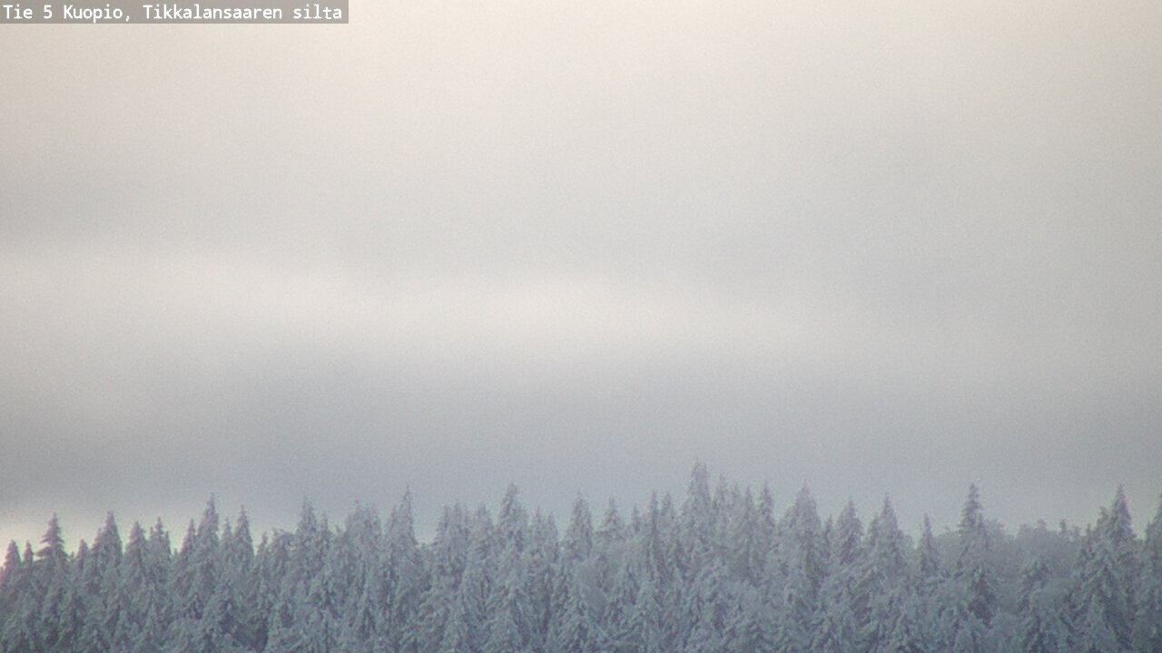 Weather Camera Image Väg 5 Kuopio, Tikkalansaari, Kuopio, Pohjois-Savo