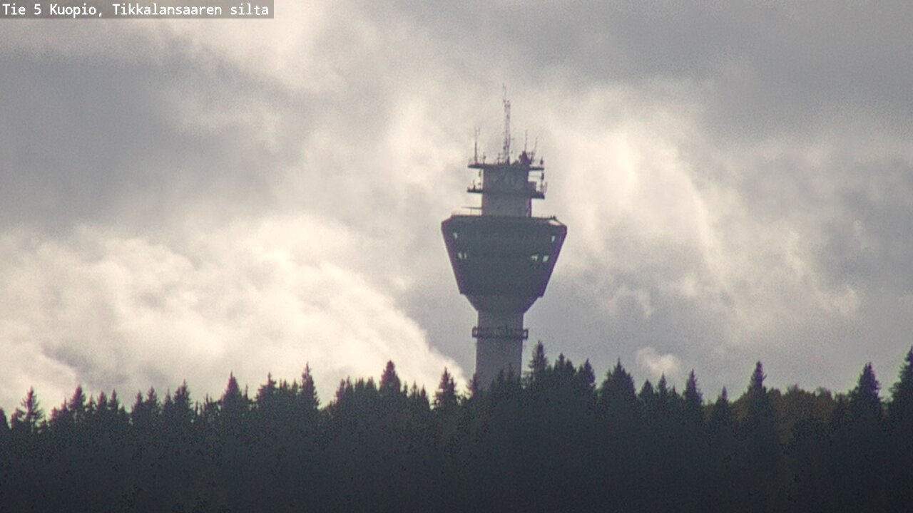 Weather Camera Image Väg 5 Kuopio, Tikkalansaari, Kuopio, Pohjois-Savo