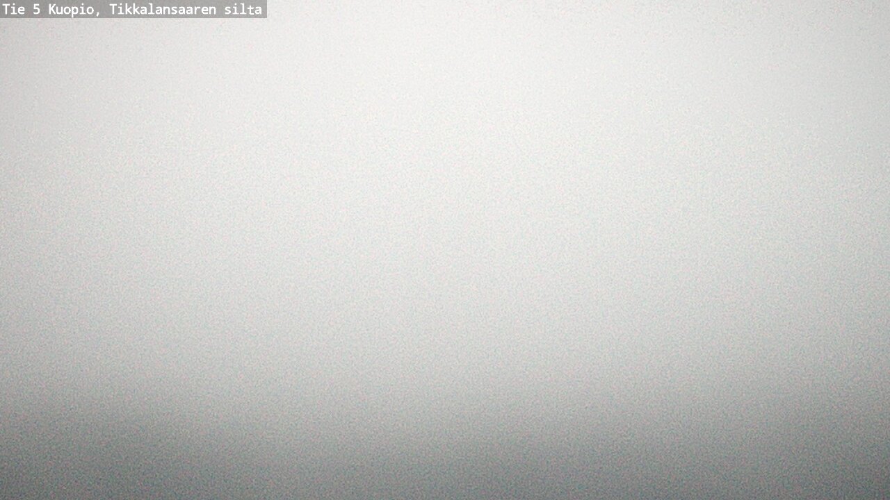 Weather Camera Image Road 5 Kuopio, Tikkalansaari, Kuopio, Pohjois-Savo