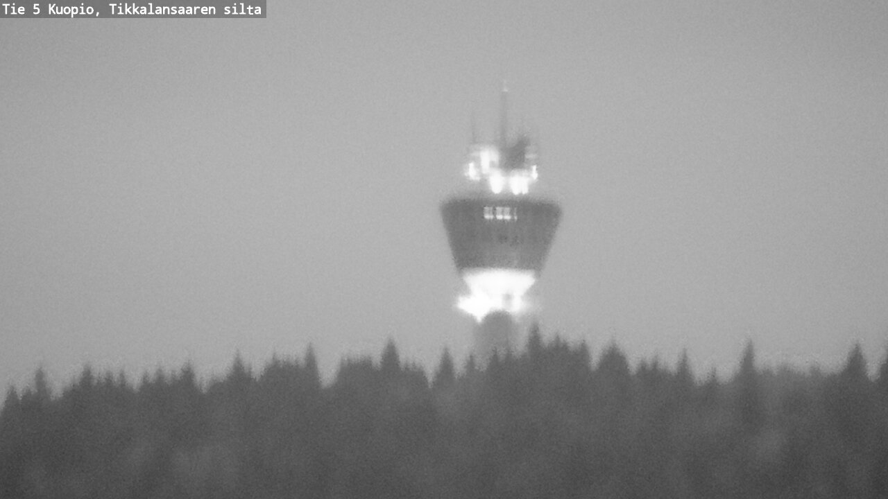 Weather Camera Image Road 5 Kuopio, Tikkalansaari, Kuopio, Pohjois-Savo