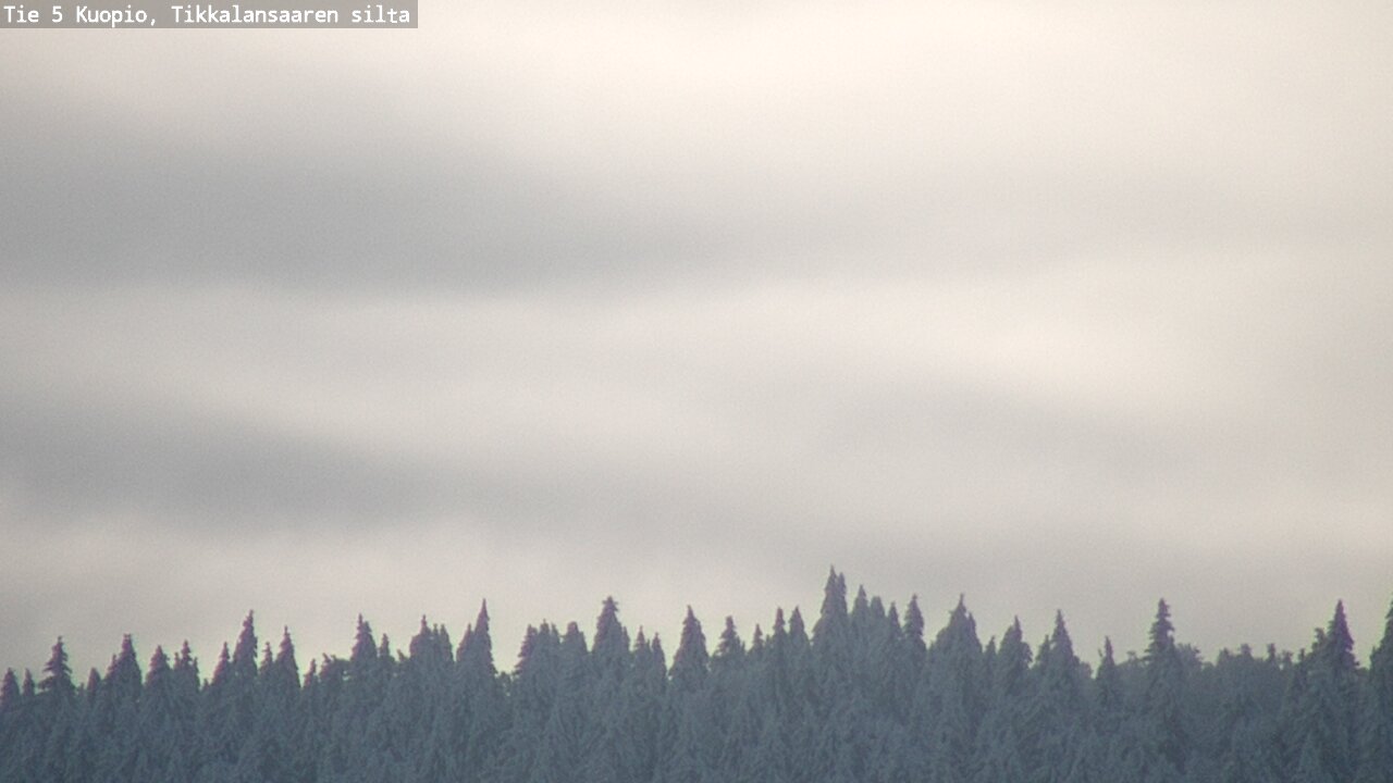 Weather Camera Image Väg 5 Kuopio, Tikkalansaari, Kuopio, Pohjois-Savo