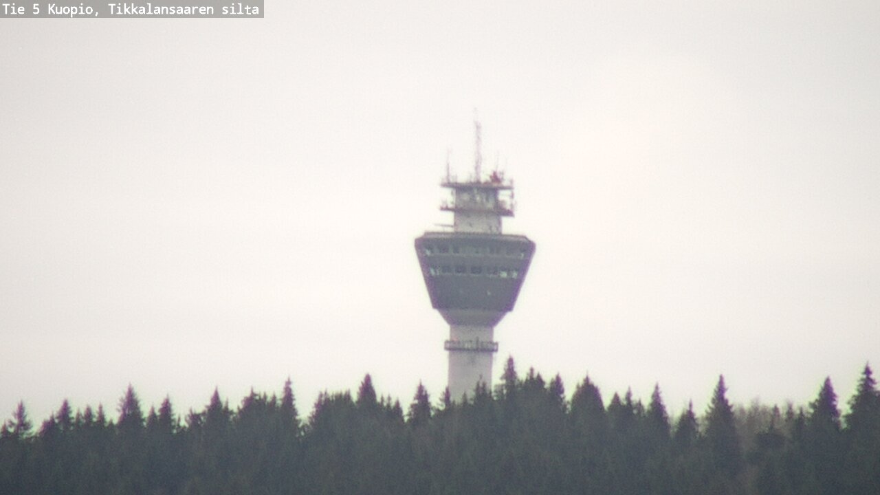 Weather Camera Image Väg 5 Kuopio, Tikkalansaari, Kuopio, Pohjois-Savo