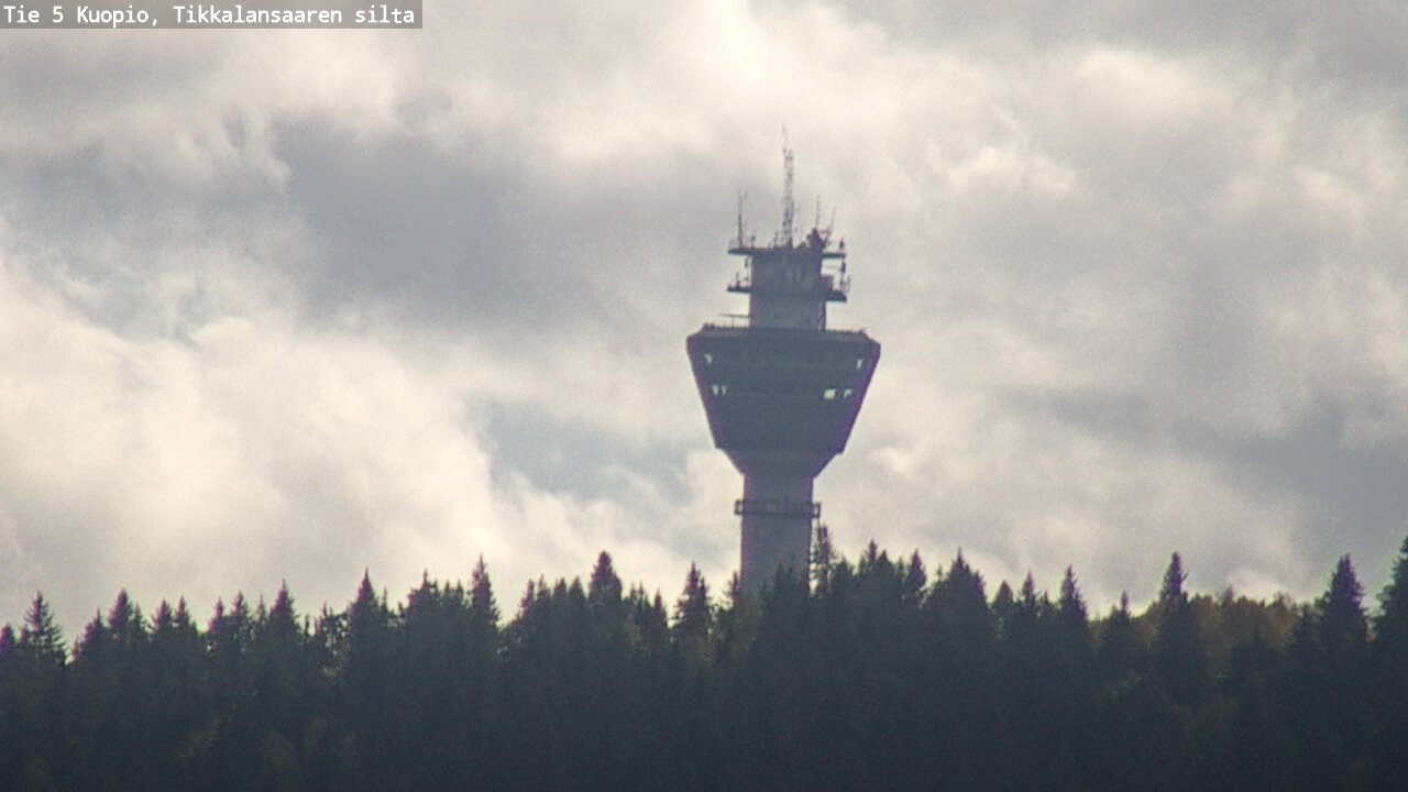 Weather Camera Image Väg 5 Kuopio, Tikkalansaari, Kuopio, Pohjois-Savo