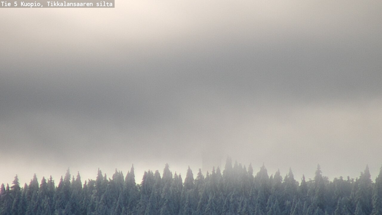 Weather Camera Image Väg 5 Kuopio, Tikkalansaari, Kuopio, Pohjois-Savo