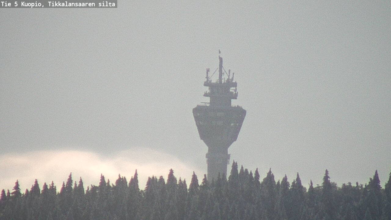 Weather Camera Image Väg 5 Kuopio, Tikkalansaari, Kuopio, Pohjois-Savo