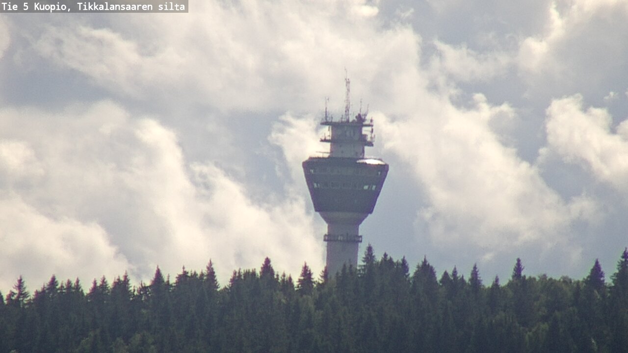 Weather Camera Image Väg 5 Kuopio, Tikkalansaari, Kuopio, Pohjois-Savo