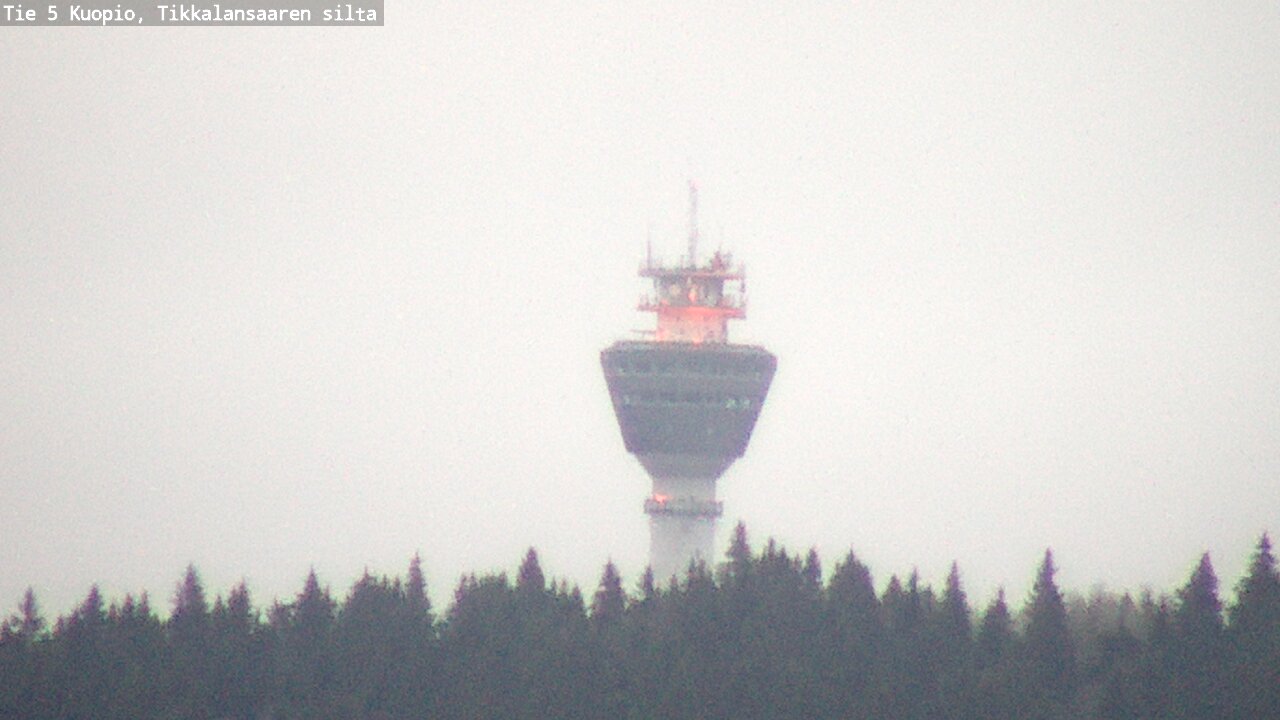 Weather Camera Image Väg 5 Kuopio, Tikkalansaari, Kuopio, Pohjois-Savo
