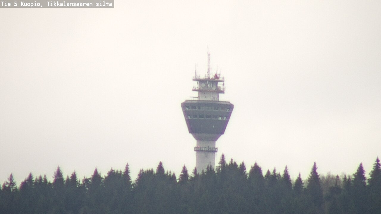 Weather Camera Image Väg 5 Kuopio, Tikkalansaari, Kuopio, Pohjois-Savo