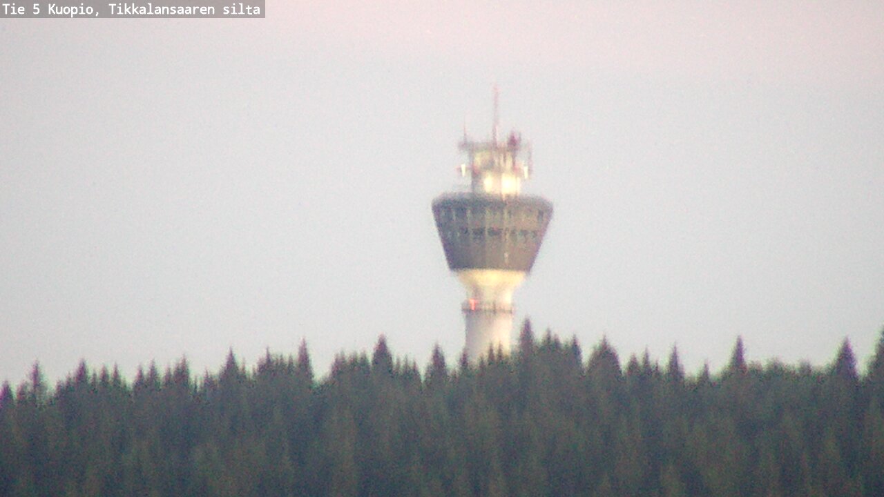 Weather Camera Image Väg 5 Kuopio, Tikkalansaari, Kuopio, Pohjois-Savo