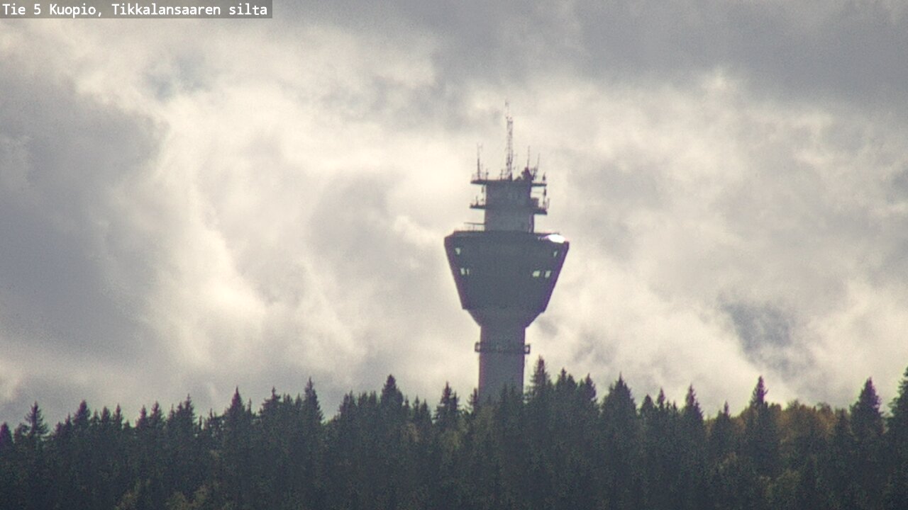 Weather Camera Image Väg 5 Kuopio, Tikkalansaari, Kuopio, Pohjois-Savo